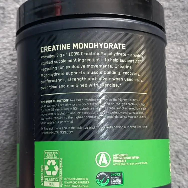 CREATINA OPTIMUM NUTRITION 100 servicios's photo #1