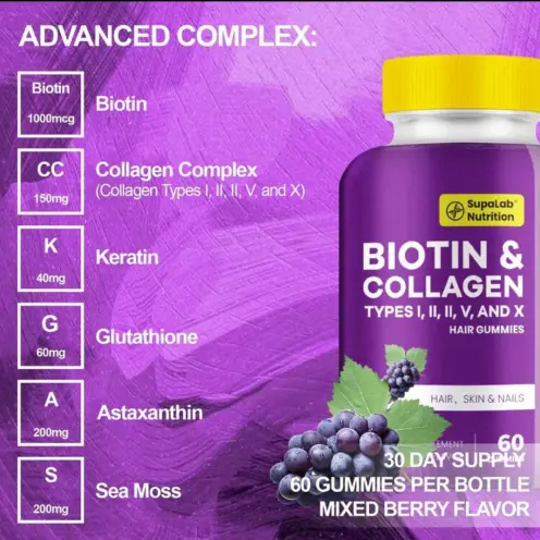 BIOTINA + COLÁGENO — imagen 2