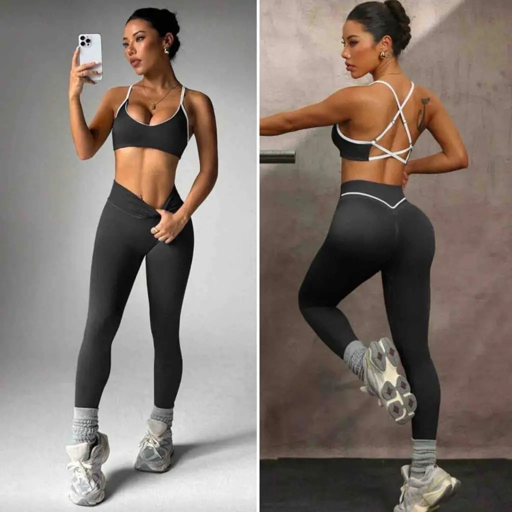 Conjunto de top y licra levanta glúteos #3's photo #1