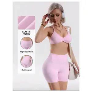 CONJUNTO DE TOP Y LICRA CORTA 4 miniatura 4