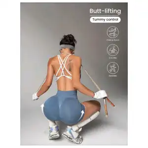 CONJUNTO DE TOP Y LICRA CORTA 1 miniatura 1