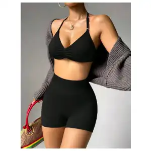 CONJUNTO DE TOP Y LICRA CORTA 4 miniatura 2