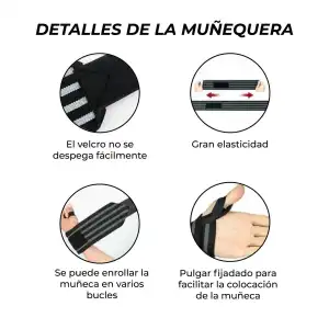 PAR DE MUÑEQUERAS miniatura 2
